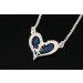 Heart of Shetland small double pendant