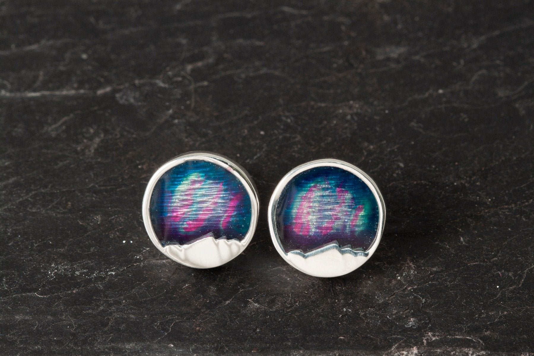 Round Foula earrings | In Stock