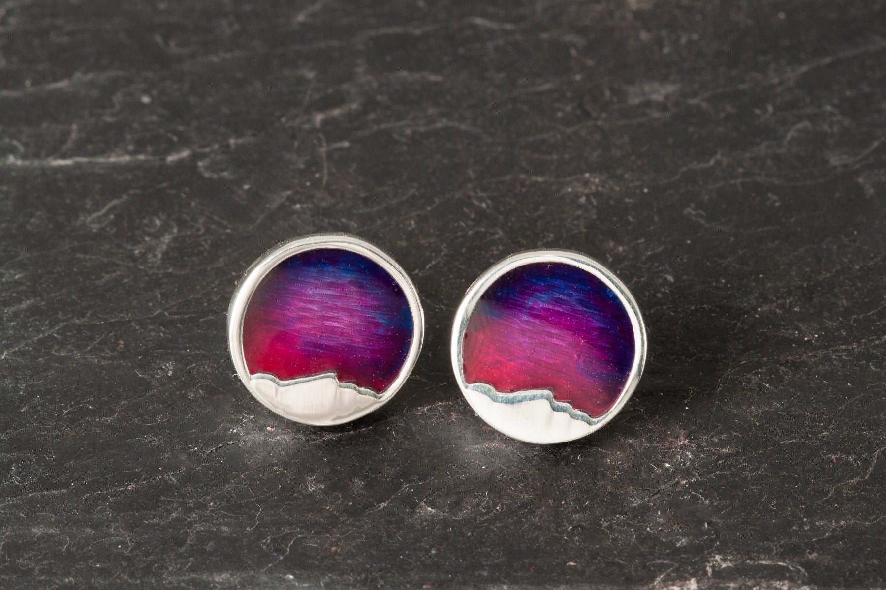 Round Foula earrings | In Stock