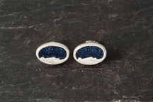 Load image into Gallery viewer, Foula oval earrings
