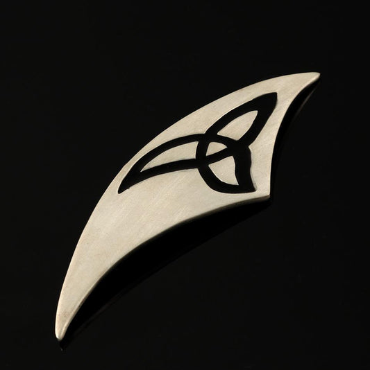 Triquetra Curved Brooch Medium