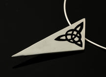 Load image into Gallery viewer, Triquetra Triangle Pendant
