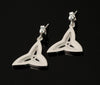 Triquetra Two Tone Earrings