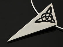 Load image into Gallery viewer, Triquetra Triangle Pendant
