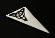 Load image into Gallery viewer, Triquetra Triangle Brooch
