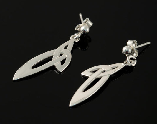 Triquetra Line of Life Earrings