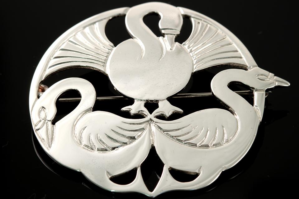 Three Nornes Small Brooch