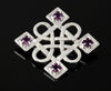 Celtic Amethyst Brooch