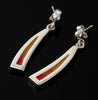 Celtic Fire Curved Earrings