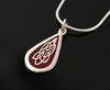 Celtic Fire Small Pear Pendant