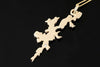 Shetland Map Diamond Pendant