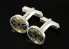 Fara round cufflinks