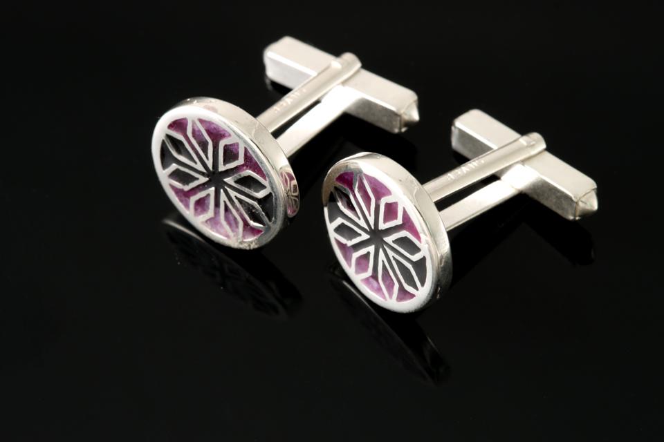 Fara round cufflinks
