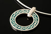 Celtic Enamelled Full knotwork Pendant