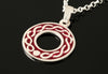 Celtic Circle enamelled full knot Pendant