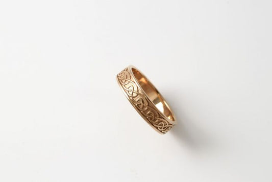 Mousa ring in 9ct Yellow Gold
