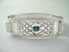 Celtic Bangle set with Emerald