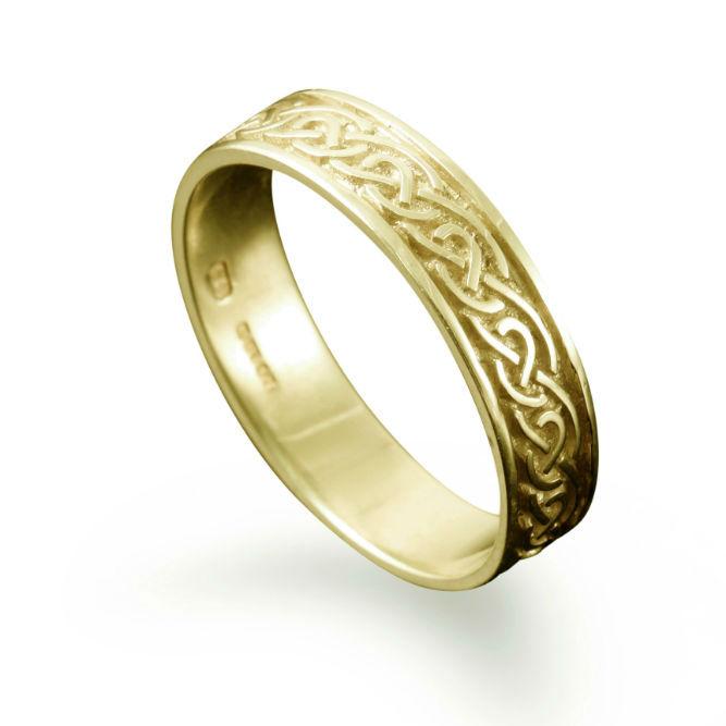 St. Ninian's Isle Ring in 18ct Yellow Gold – Shetland Jewellery