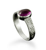 Uyea Celtic Amethyst Ring in Silver