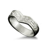 Bruray Celtic Wishbone Ring in Platinum