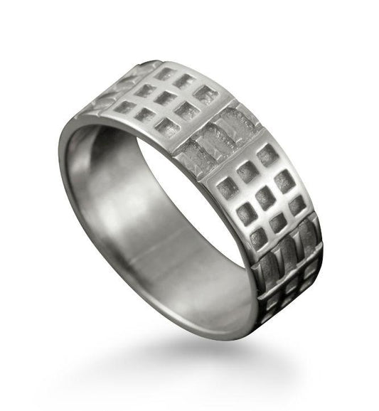 Charles Rennie Mackintosh ring in Silver
