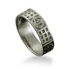 Charles Rennie Mackintosh Rose ring in Platinum