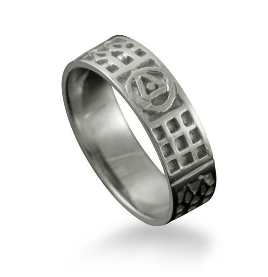 Charles Rennie Mackintosh Rose ring in Silver