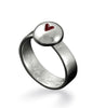 Peerie Smoorikins Heart Ring in 9ct White Gold