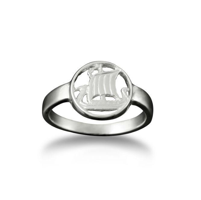 Viking Galley Ring Small in Silver