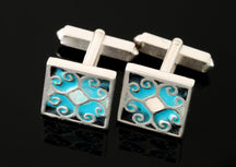 Load image into Gallery viewer, Fara square cufflinks
