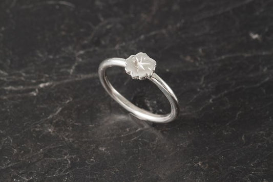 Wild Flower Stacking Rings - Single Flower Ring