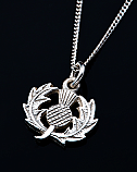 Load image into Gallery viewer, Scottish Thistle Pendant
